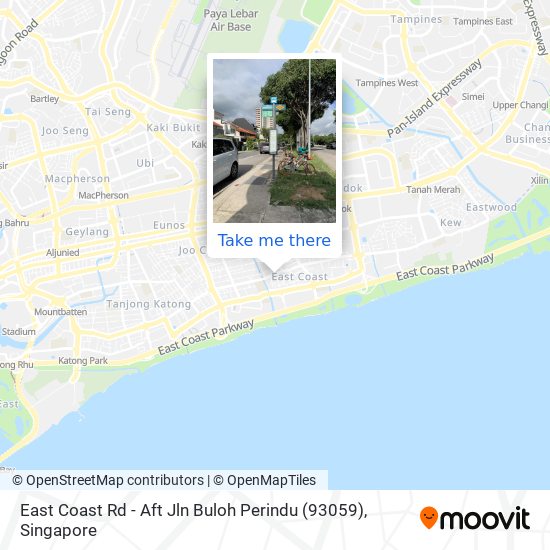 East Coast Rd - Aft Jln Buloh Perindu (93059)地图