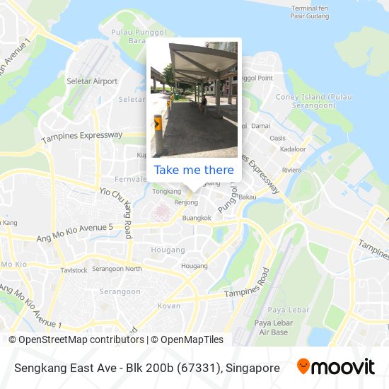 Sengkang East Ave - Blk 200b (67331) map