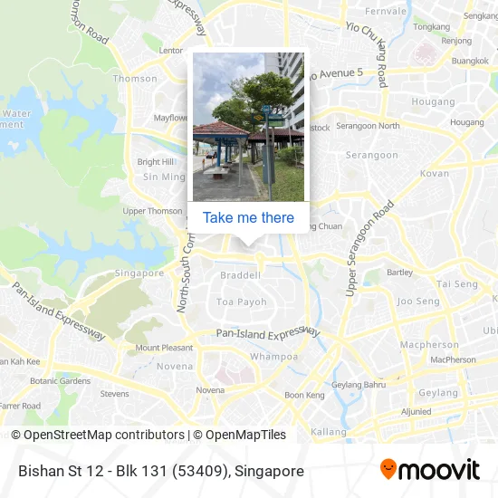Bishan St 12 - Blk 131 (53409) map