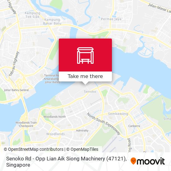 Senoko Rd - Opp Lian Aik Siong Machinery (47121) map