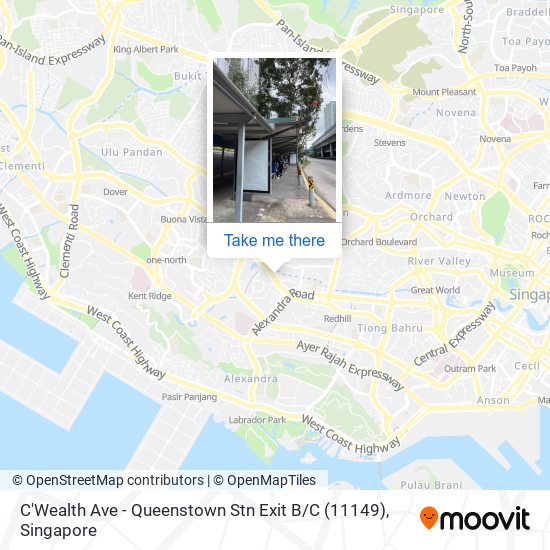 C'Wealth Ave - Queenstown Stn Exit B / C (11149) map