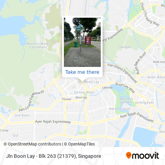 Jln Boon Lay - Blk 263 (21379) map