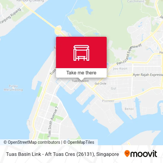 Tuas Basin Link - Aft Tuas Cres (26131)地图