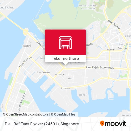 Pie - Bef Tuas Flyover (24501) map