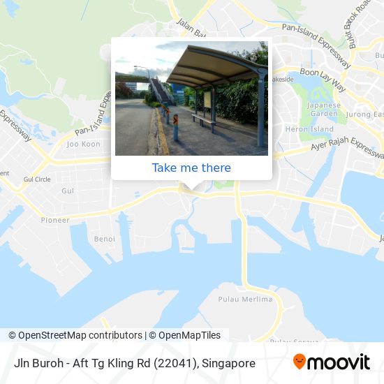 Jln Buroh - Aft Tg Kling Rd (22041) map