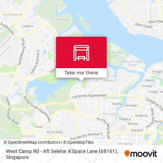 West Camp Rd - Aft Seletar A'Space Lane (68161) map