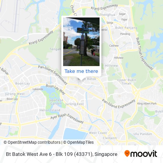 Bt Batok West Ave 6 - Blk 109 (43371) map