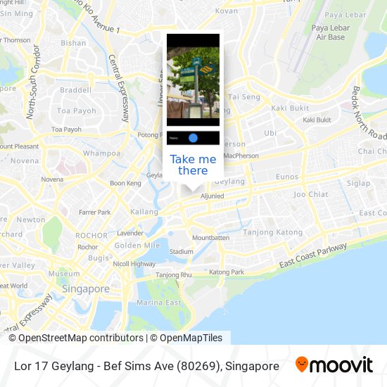 Lor 17 Geylang - Bef Sims Ave (80269) map