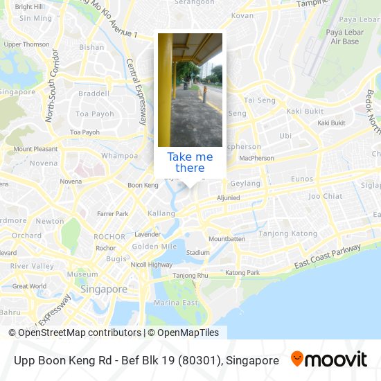 Upp Boon Keng Rd - Bef Blk 19 (80301) map