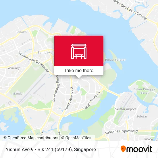 Yishun Ave 9 - Blk 241 (59179)地图