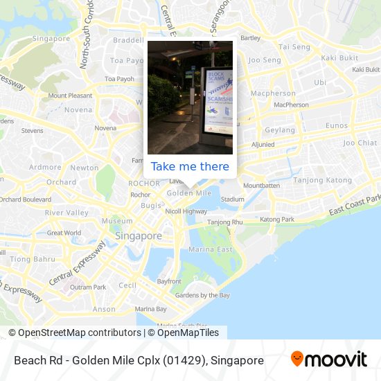Beach Rd - Golden Mile Cplx (01429) map