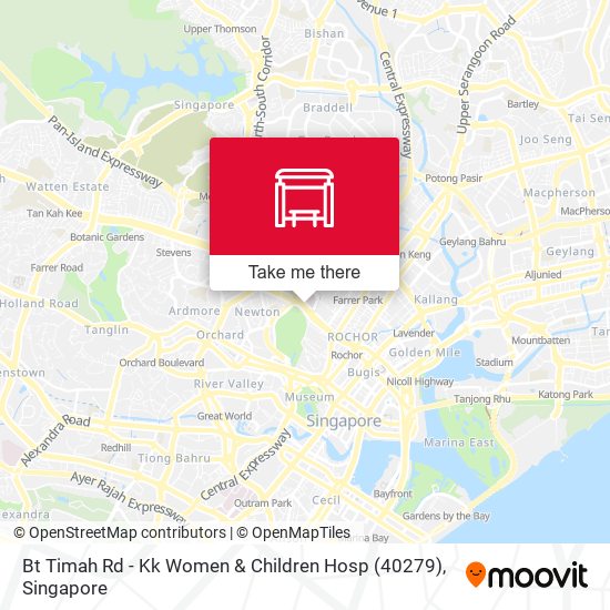 Bt Timah Rd - Kk Women & Children Hosp (40279) map
