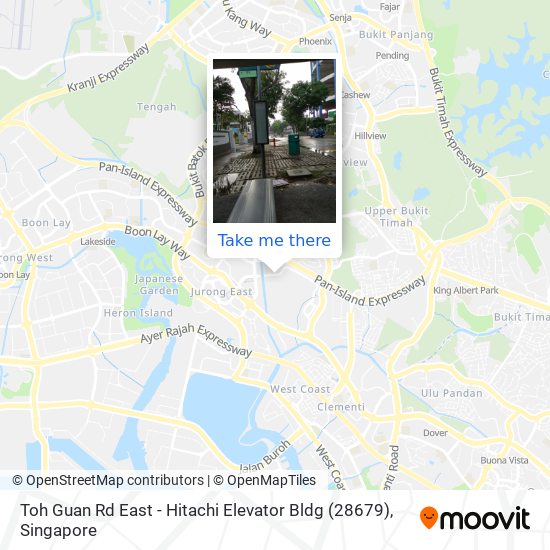 Toh Guan Rd East - Hitachi Elevator Bldg (28679) map