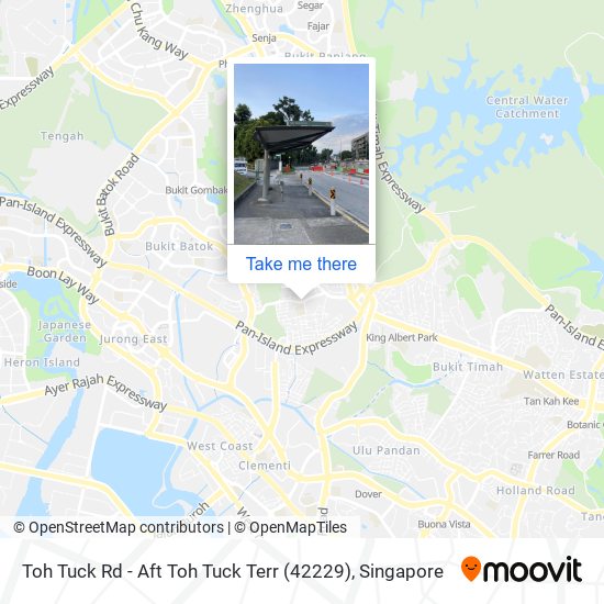 Toh Tuck Rd - Aft Toh Tuck Terr (42229) map