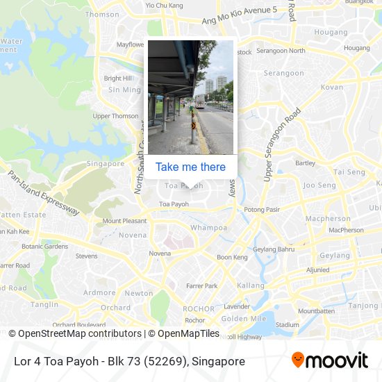 Lor 4 Toa Payoh - Blk 73 (52269) map