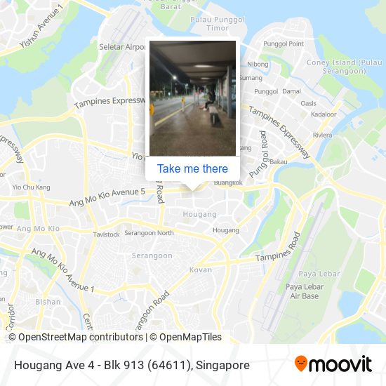 Hougang Ave 4 - Blk 913 (64611) map