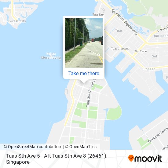 Tuas Sth Ave 5 - Aft Tuas Sth Ave 8 (26461) map