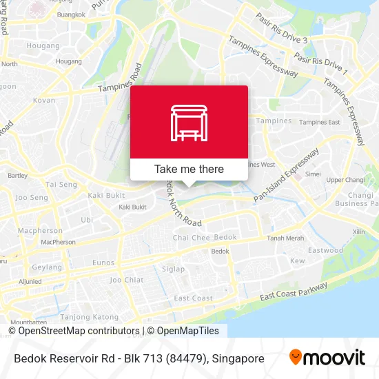 Bedok Reservoir Rd - Blk 713 (84479)地图