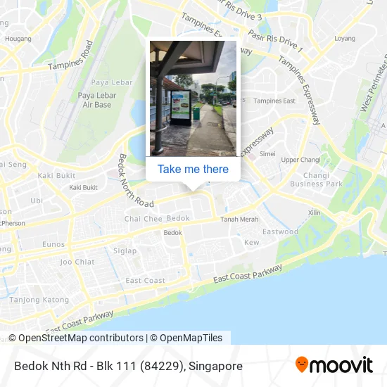 Bedok Nth Rd - Blk 111 (84229)地图