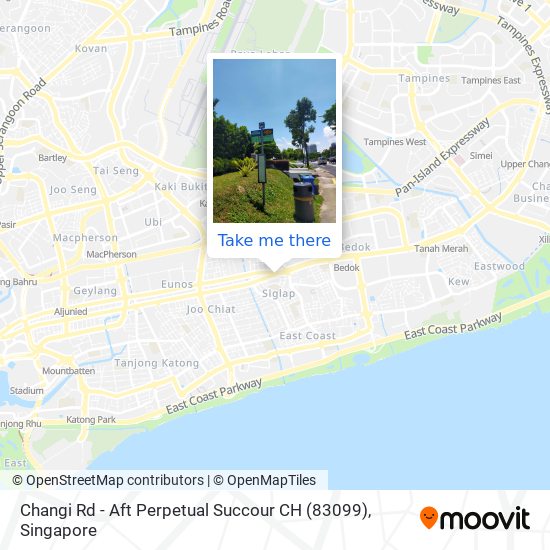 Changi Rd - Aft Perpetual Succour CH (83099) map