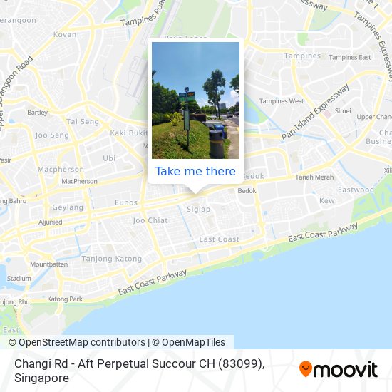 Changi Rd - Aft Perpetual Succour CH (83099)地图