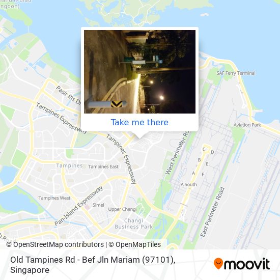 Old Tampines Rd - Bef Jln Mariam (97101)地图