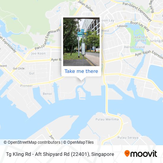 Tg Kling Rd - Aft Shipyard Rd (22401) map