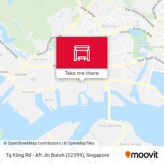 Tg Kling Rd - Aft Jln Buroh (22399) map