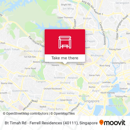 Bt Timah Rd - Ferrell Residences (40111) map