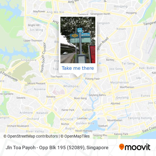 Jln Toa Payoh - Opp Blk 195 (52089)地图
