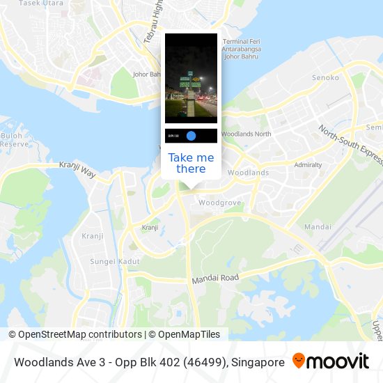 Woodlands Ave 3 - Opp Blk 402 (46499)地图