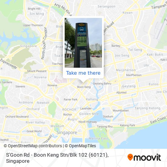 S'Goon Rd - Boon Keng Stn / Blk 102 (60121) map