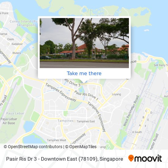 Pasir Ris Dr 3 - Downtown East (78109) map