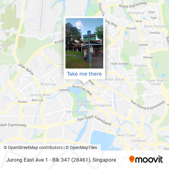 Jurong East Ave 1 - Blk 347 (28461) map