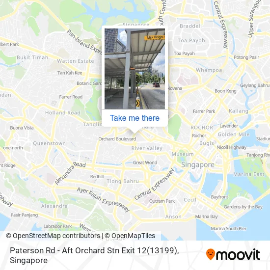 Paterson Rd - Aft Orchard Stn Exit 12(13199)地图