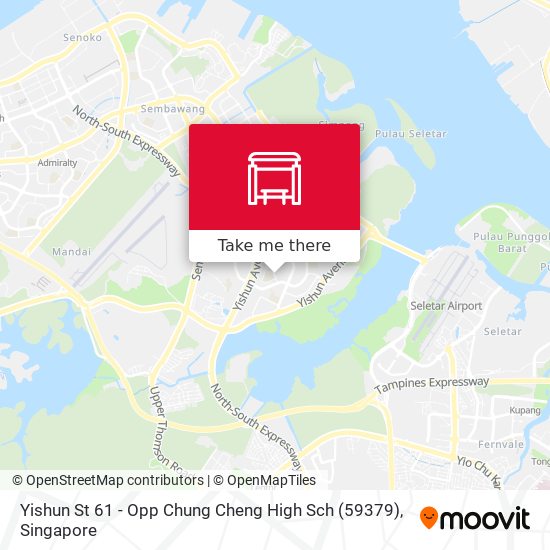 Yishun St 61 - Opp Chung Cheng High Sch (59379)地图