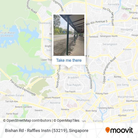 Bishan Rd - Raffles Instn (53219)地图