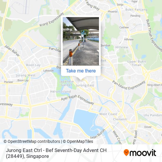 Jurong East Ctrl - Bef Seventh-Day Advent CH (28449) map