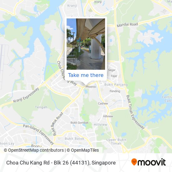 Choa Chu Kang Rd - Blk 26 (44131)地图