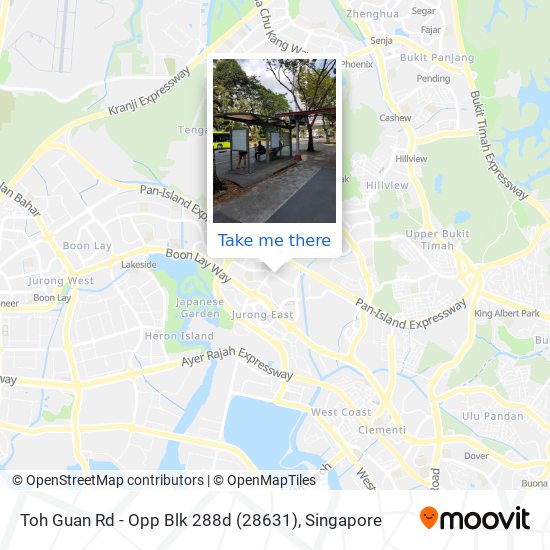 Toh Guan Rd - Opp Blk 288d (28631) map
