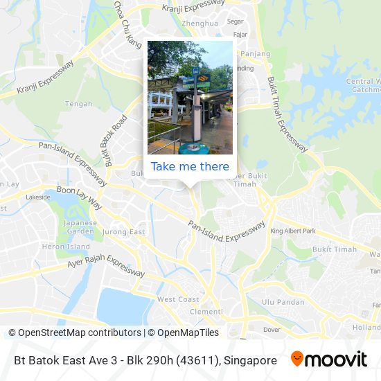 Bt Batok East Ave 3 - Blk 290h (43611) map