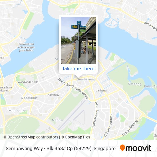 Sembawang Way - Blk 358a Cp (58229) map