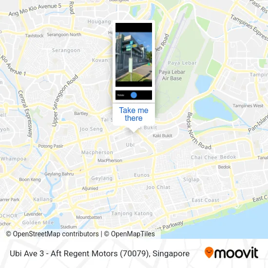 Ubi Ave 3 - Aft Regent Motors (70079)地图