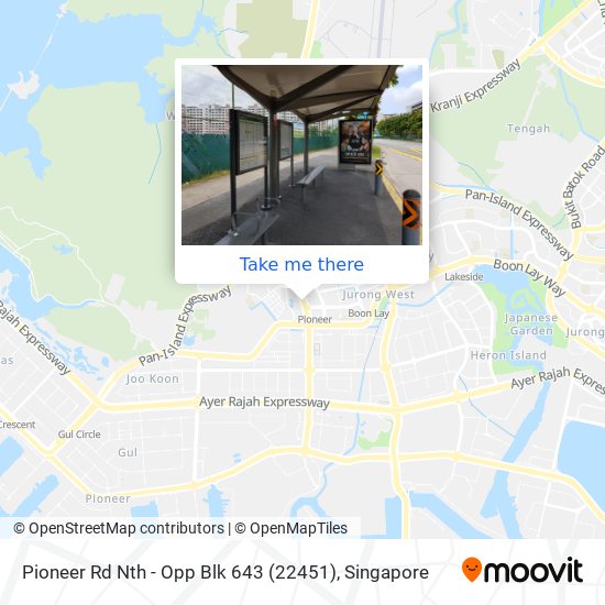 Pioneer Rd Nth - Opp Blk 643 (22451) map