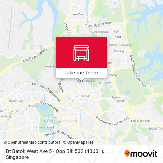 Bt Batok West Ave 5 - Opp Blk 532 (43601) map