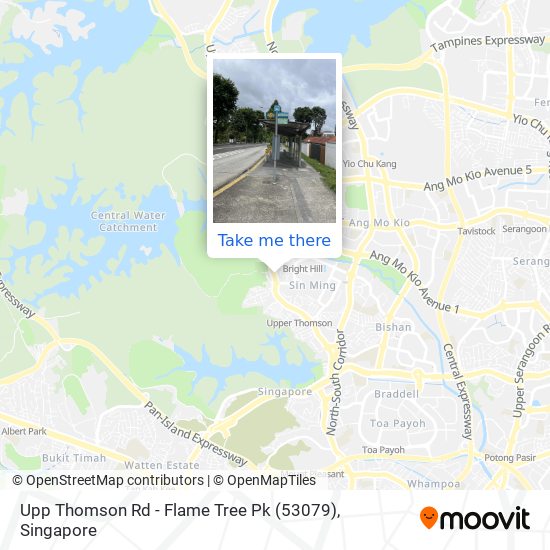 Upp Thomson Rd - Flame Tree Pk (53079)地图