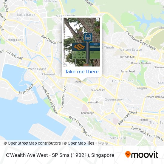C'Wealth Ave West - SP Sma (19021) map