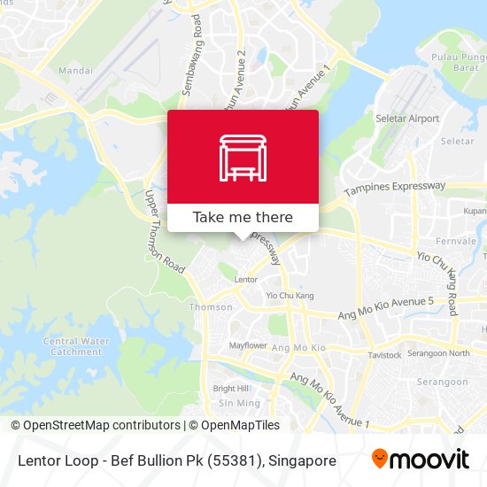 Lentor Loop - Bef Bullion Pk (55381) map