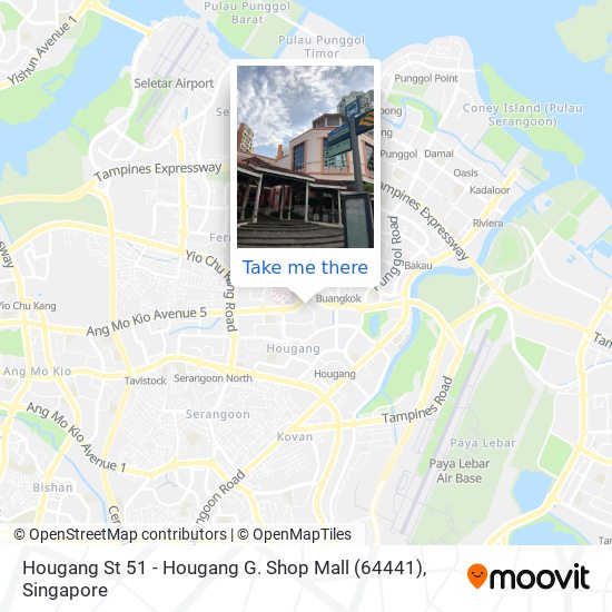 Hougang St 51 - Hougang G. Shop Mall (64441)地图
