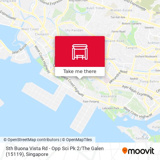 Sth Buona Vista Rd - Opp Sci Pk 2 / The Galen (15119)地图